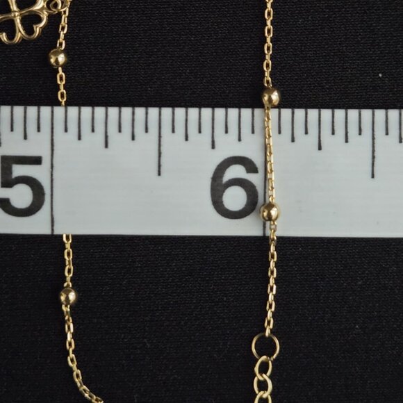 Gold long/adjustable bracelet and or anklet part 2 - Picture 11 of 13
